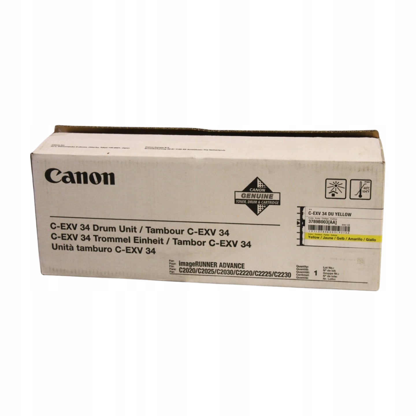 Canon C-exv 34 Y 3789B003 Buben žlutý originál
