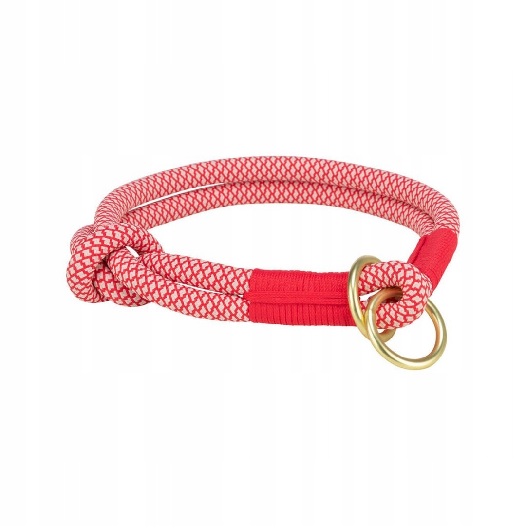 Tréninkové obojky pro psy Trixie Soft Rope Červený krém Xs/s 30 cm