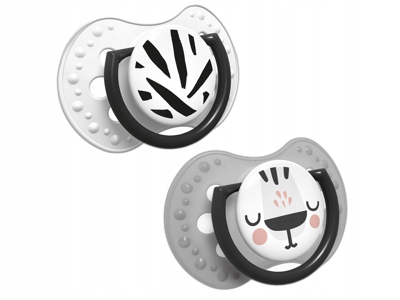 Smoczek LOVI Salt & Pepper 22/878 3-6 m Szary