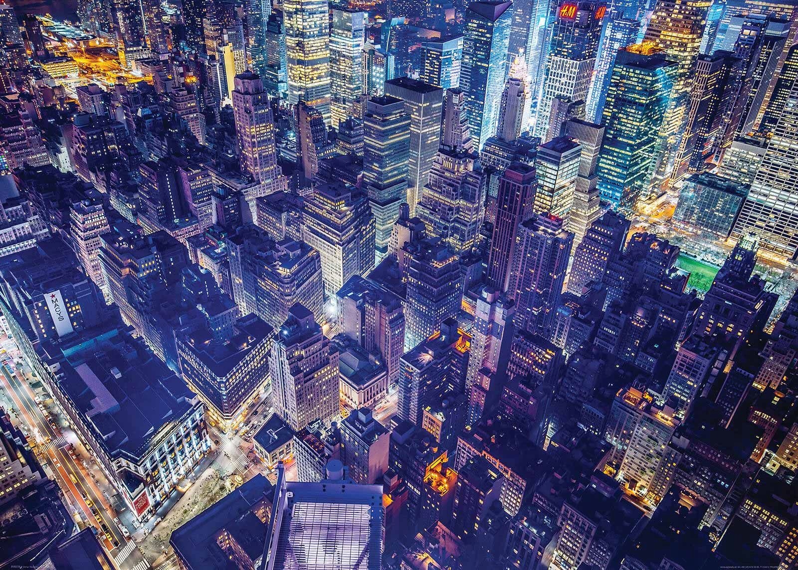 

City Lights plakat na ścianę do pokoju 70x50 cm
