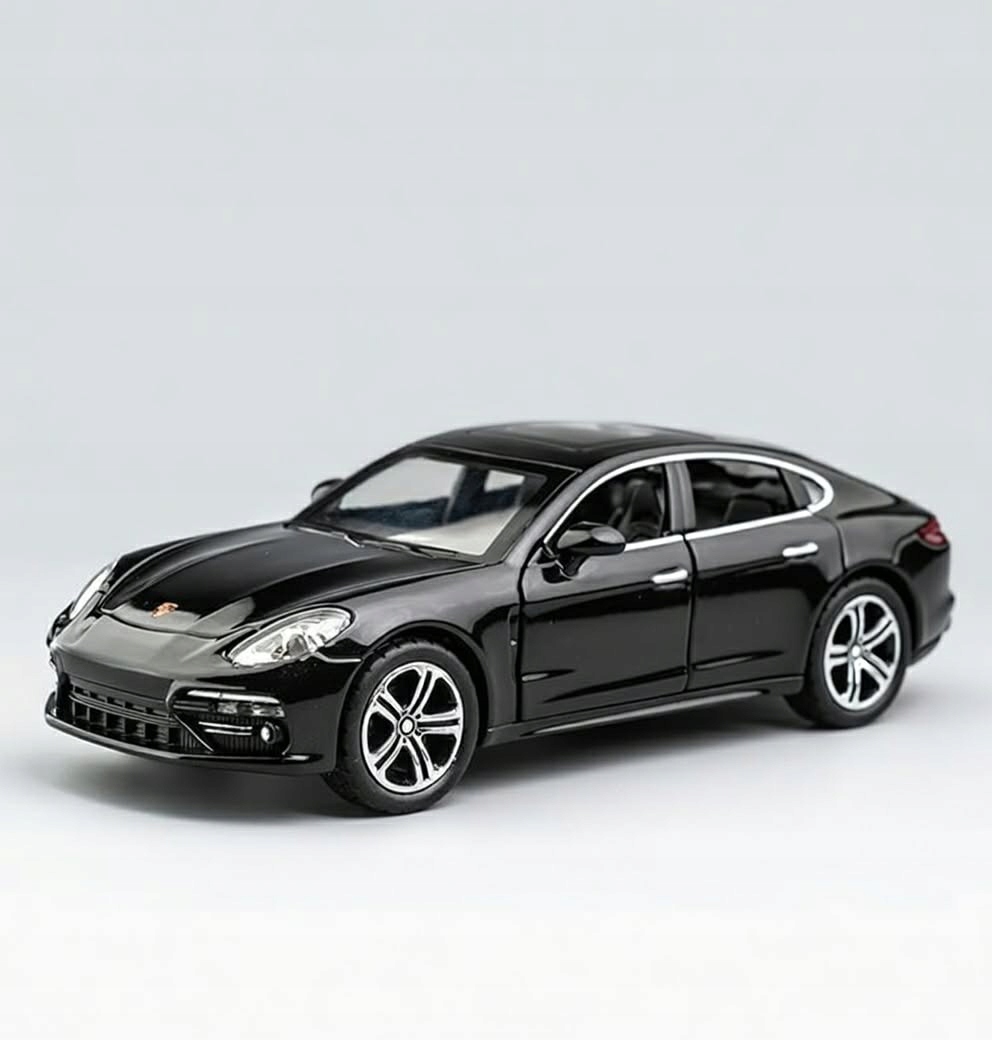 Model samochodu Porsche Panamera otwierane drzwi Led dźwięk auto samochód