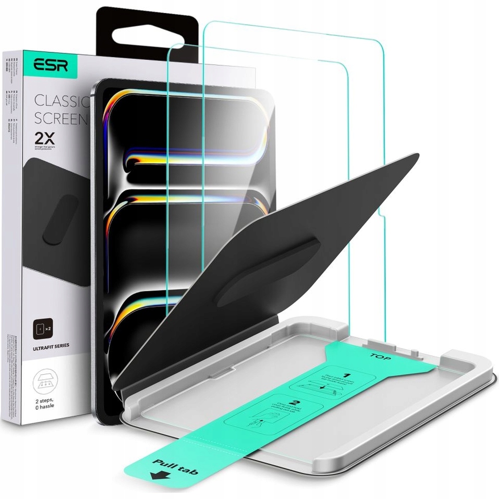 Szkło Hartowane Esr Ultrafit Tempered Glass 2- Pack iPad Pro 13" 7 8 2025