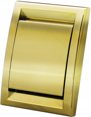 Sací zásuvka Deco zlatá