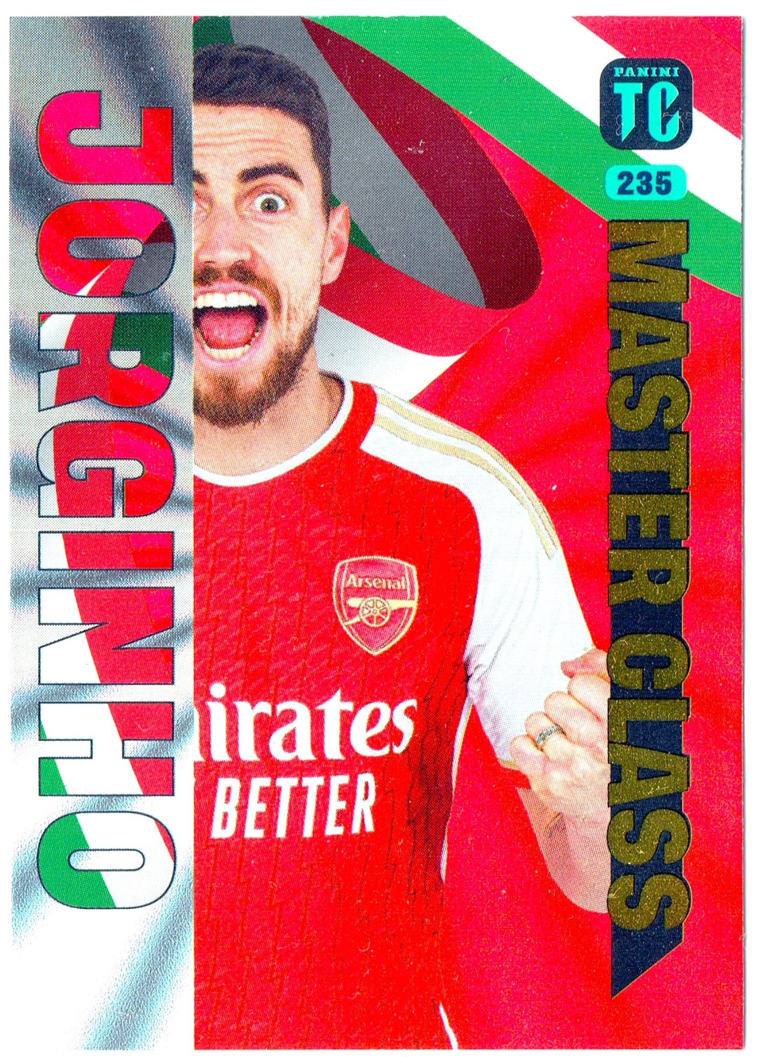 Panini Top Class 2024 Master Class 235 Jorginho Arsenal Fc