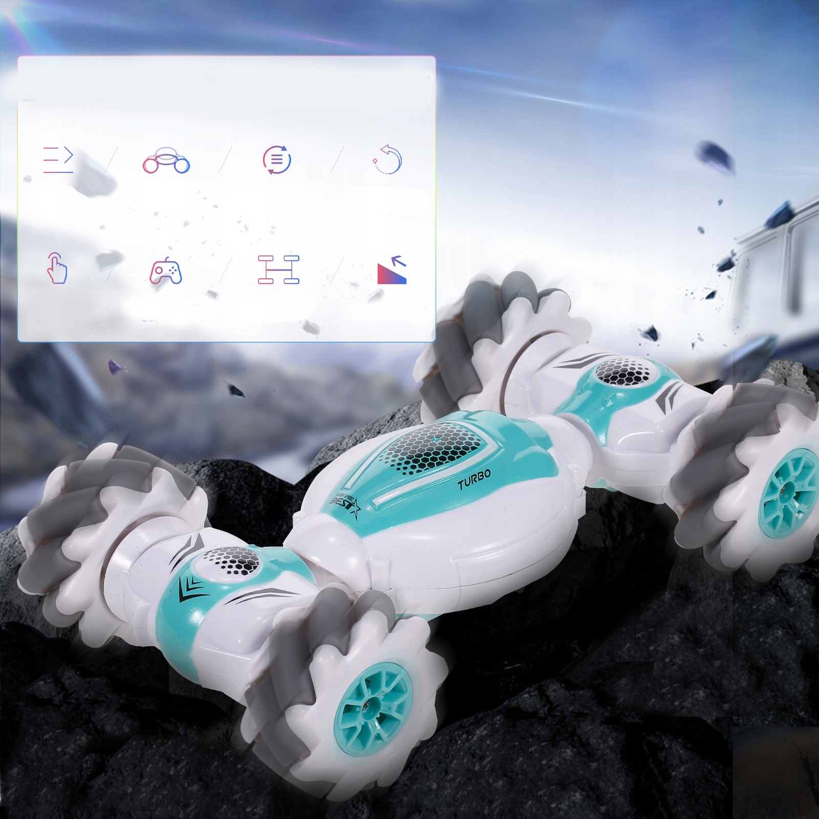 SAMOCHÓD RC Odkształcalny 4WD Wykrywanie gestów Marka inna