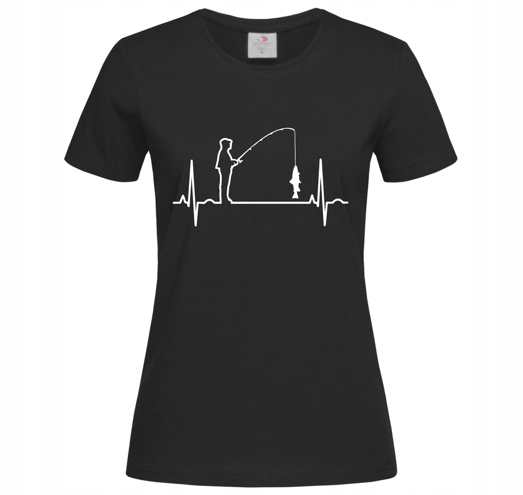 

Koszulka Wędkarska z nadrukiem Na Ryby prezent M