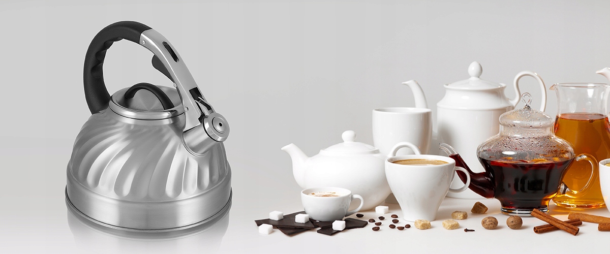 Czajnik stalowy gwizdek indukcja elegancki 3l Pojemność 3 l