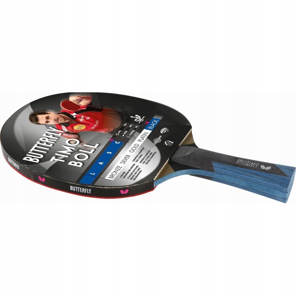 Pálka Na Stolní Tenis Butterfly Boll Black