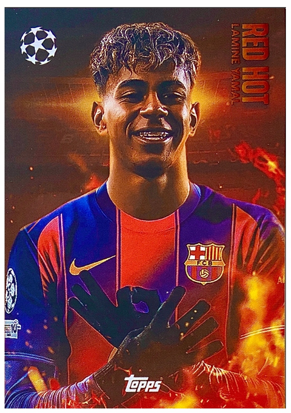 Match Attax Ucl 2025/26 2026 Rh-ly Ultra-rare Red Hot Yamal Barcelona