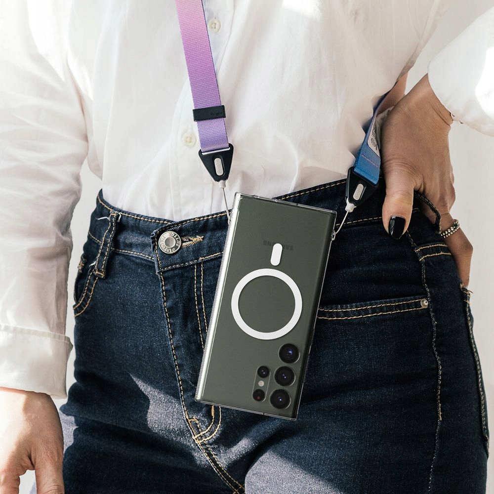 Etui Magsafe RINGKE Matowe do Galaxy S23 Ultra 5G Kolor bezbarwny