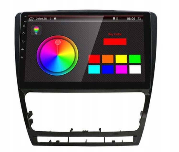 RADIO ANDROID SKODA OCTAVIA 2 A5 2007-14 1/16 CAM! Model NAWIGACJA STACJA MULTIMEDIALNA