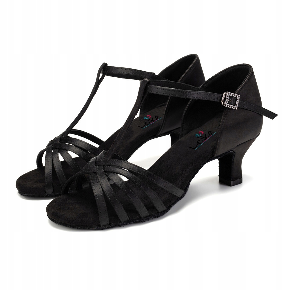 Buty Do Tańca Taneczne Latino Czarne Black 5,5cm