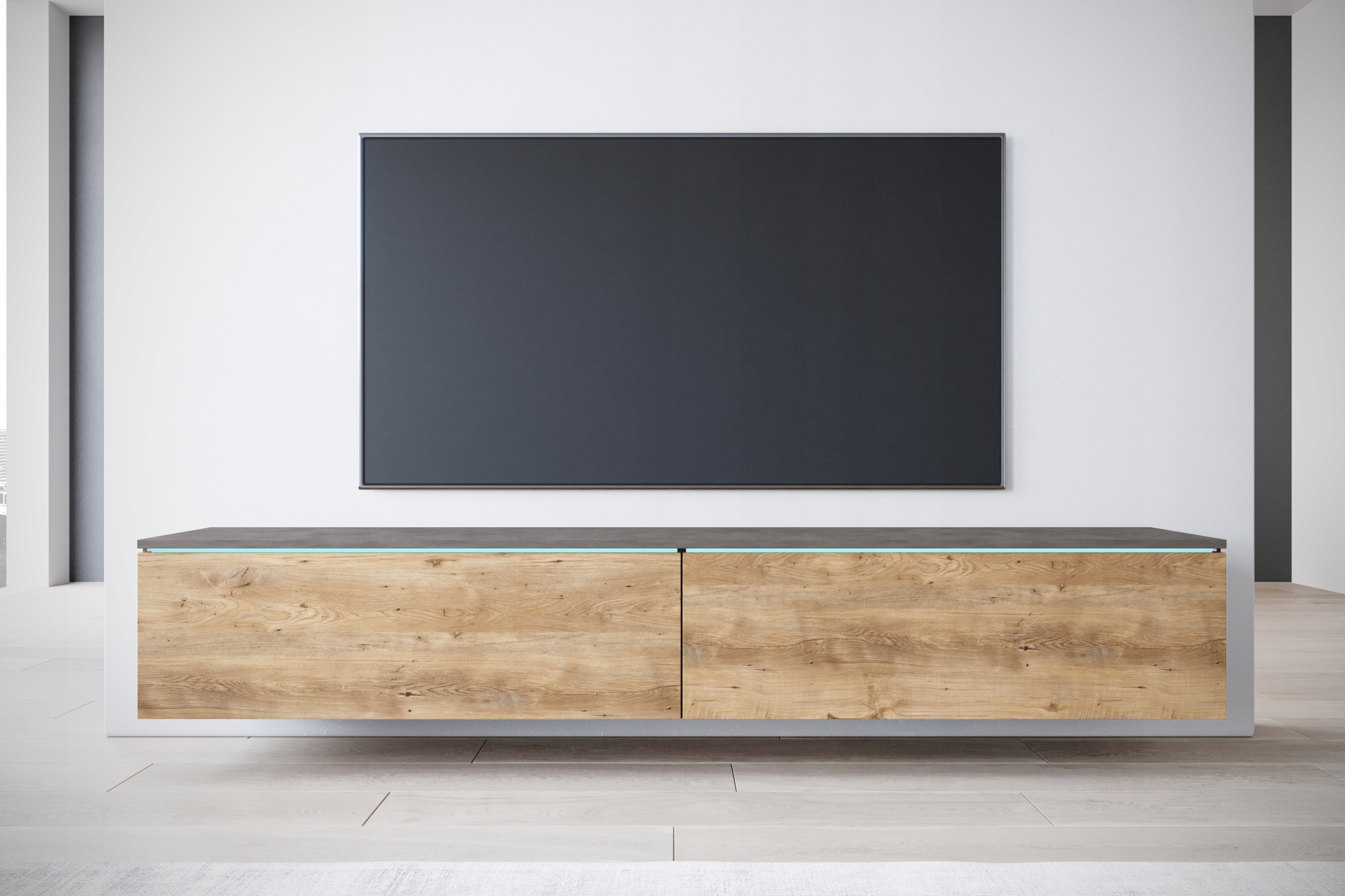 Szafka RTV Lowboard D 180cm MATERA / KASTANIEN BRESLAW Marka KING-Meble