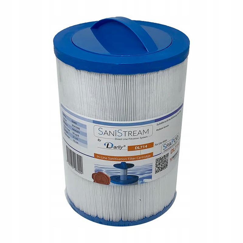 Filtr do Spa Jacuzzi Darlly Sanistream DL714 (210mm)