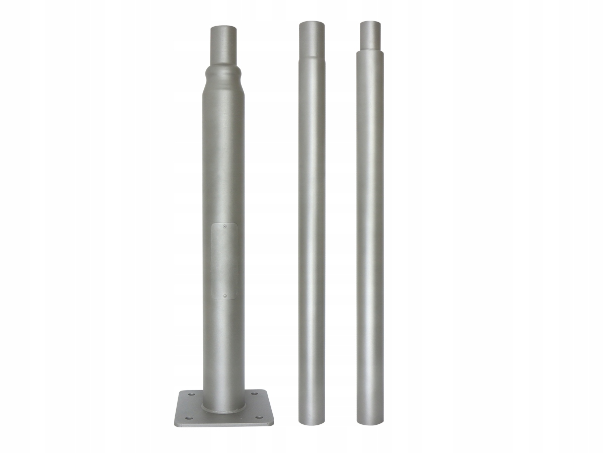 Osvětlovací sloupek s revizí široký šedý 3 m Superior Pole 3 Grey Arvenic