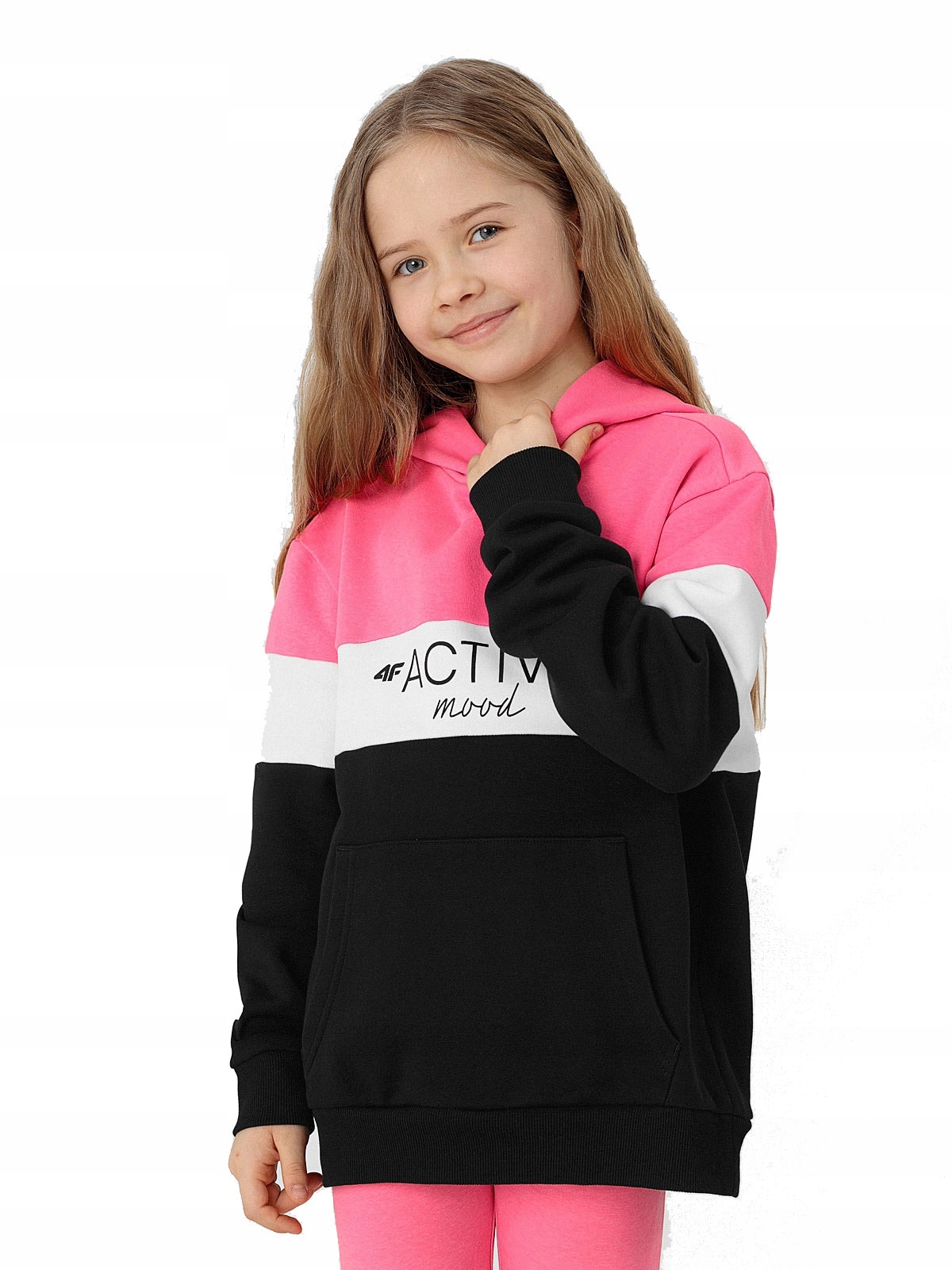 

4F Bluza Sportowa Dziewczynka Kangurek JBLD002