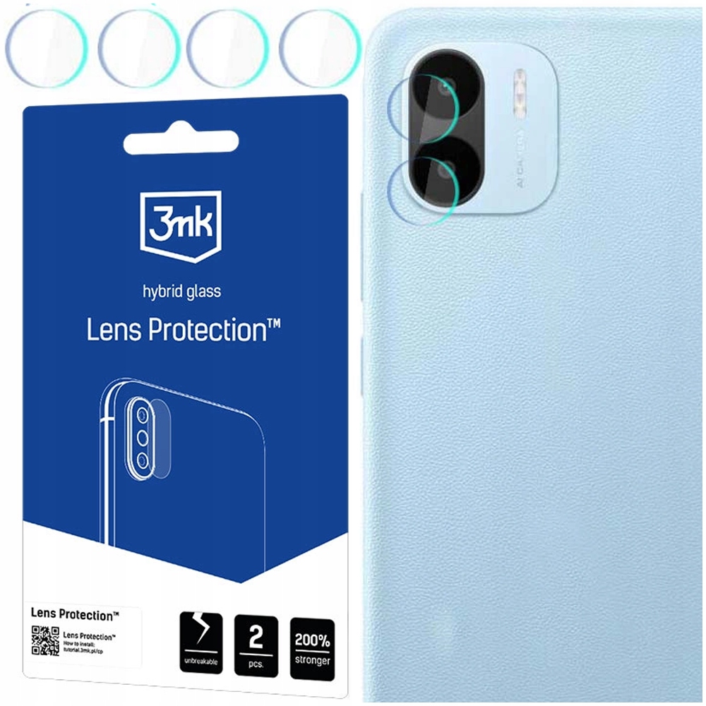 3MK Lens Protection Do Xiaomi Redmi A2 A2+ Szkło Ochronne Na Ekran