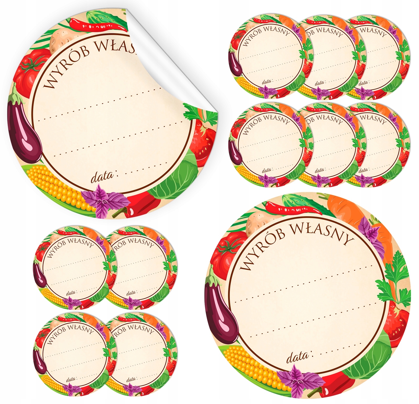 

Etykiety Na Słoiki Naklejki Przetwory Sok 48x m2