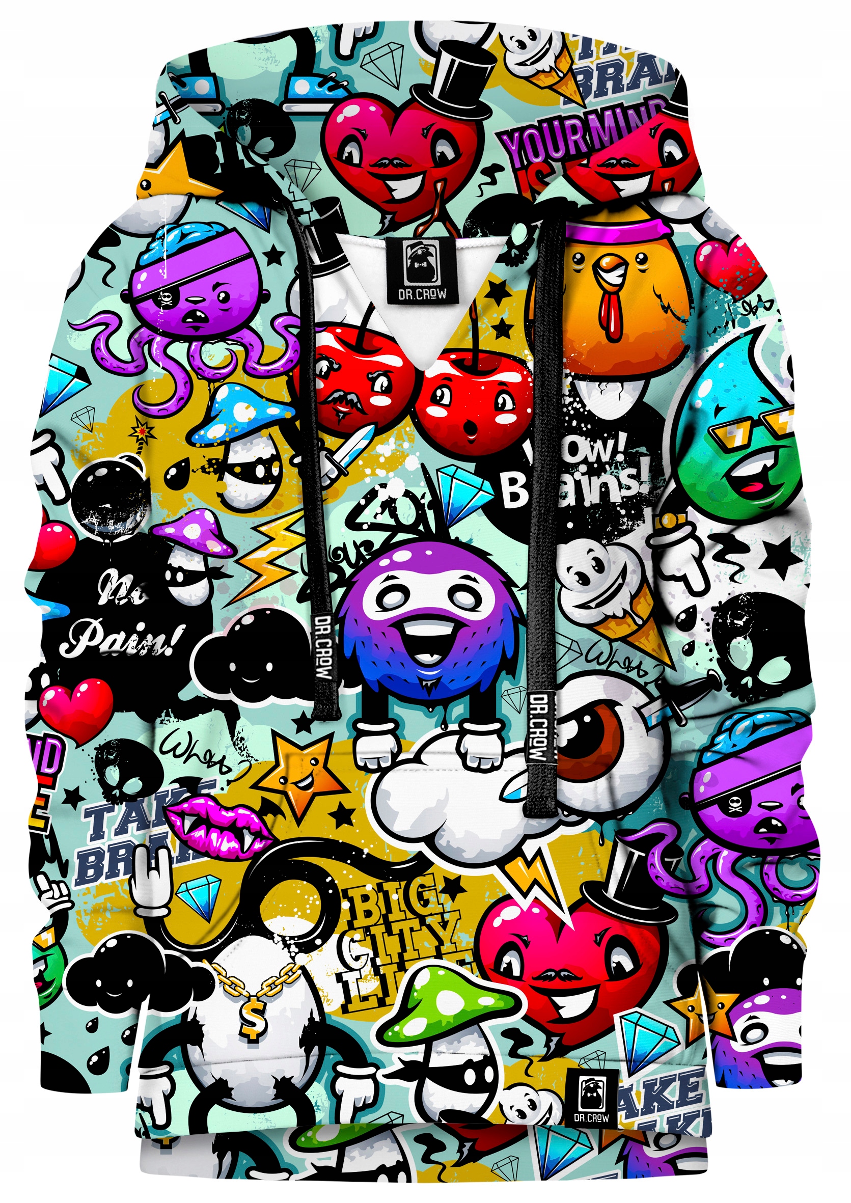 

Dziecięca Bluza Print Dr.crow Graffiti Bizzare 140