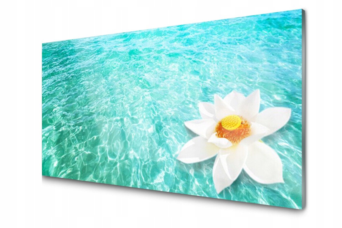 

Panel szklany Płytka Płytka Woda Kwiat 120x60