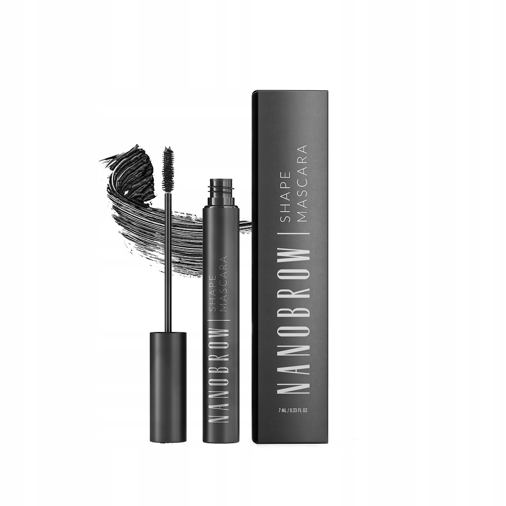 Nanobrow Shape Mascara řasenka na obočí Black 7 ml