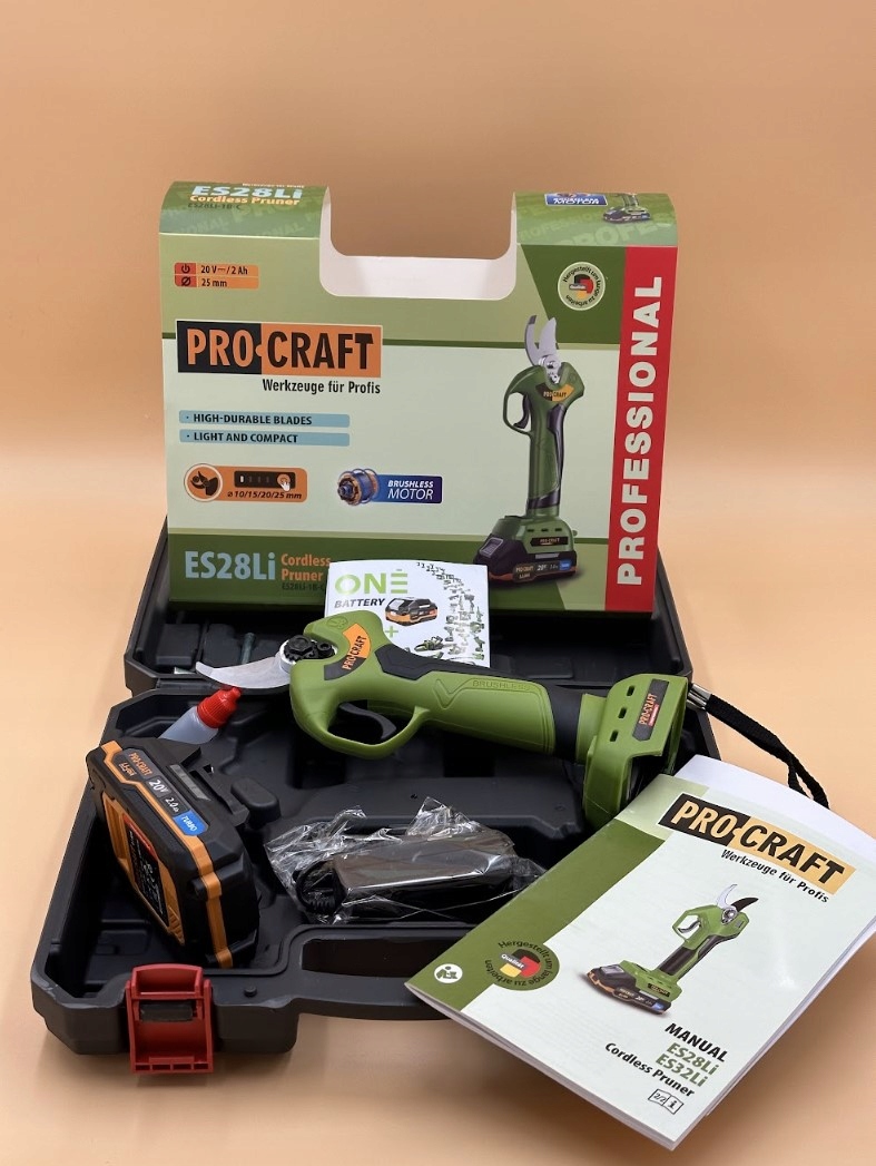 Záhradné akumulátorové nožnice Procraft ES28Li