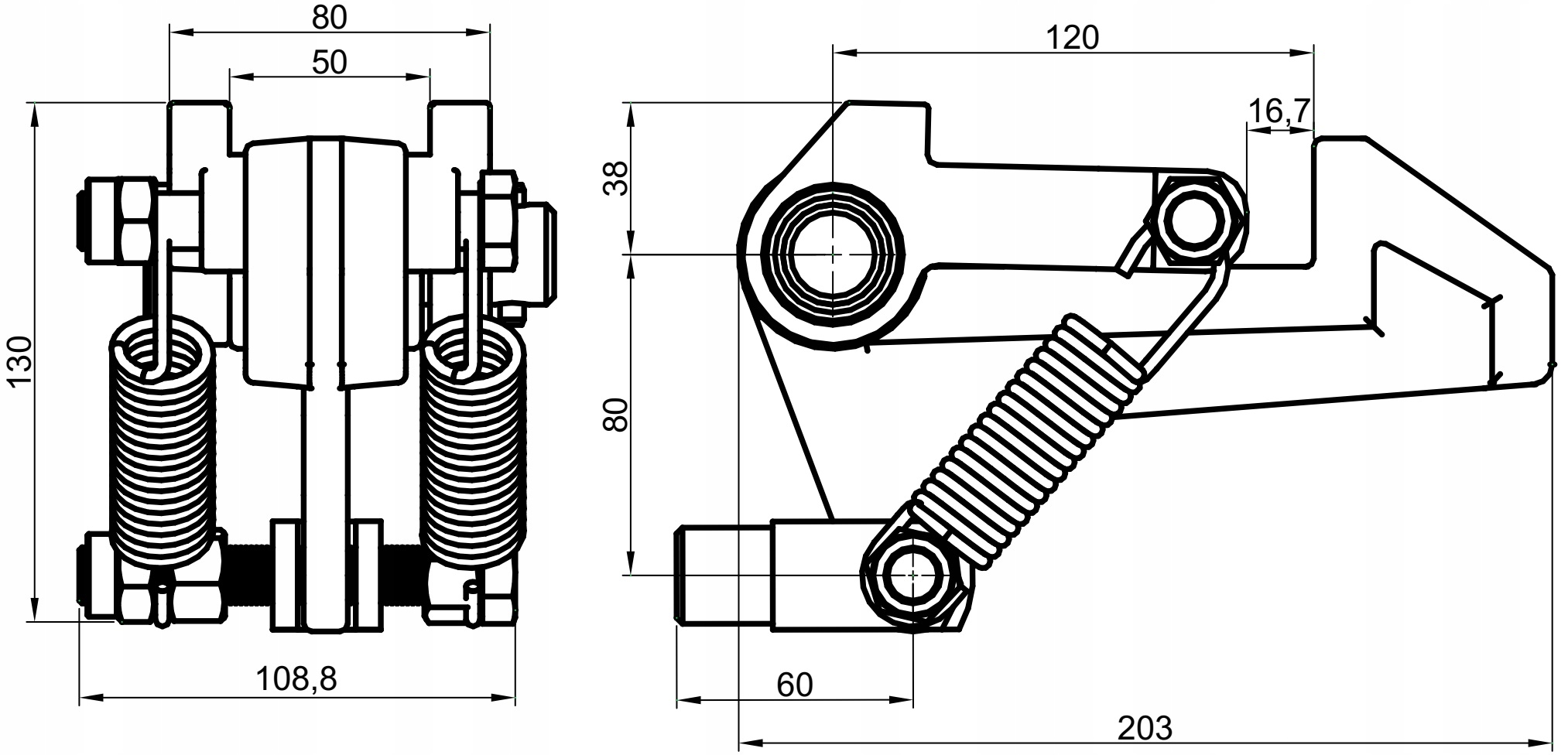 AUTOMAT TYLNEJ BURTY DO KIPROWANIA WYWROTU 19 TON Marka FTS