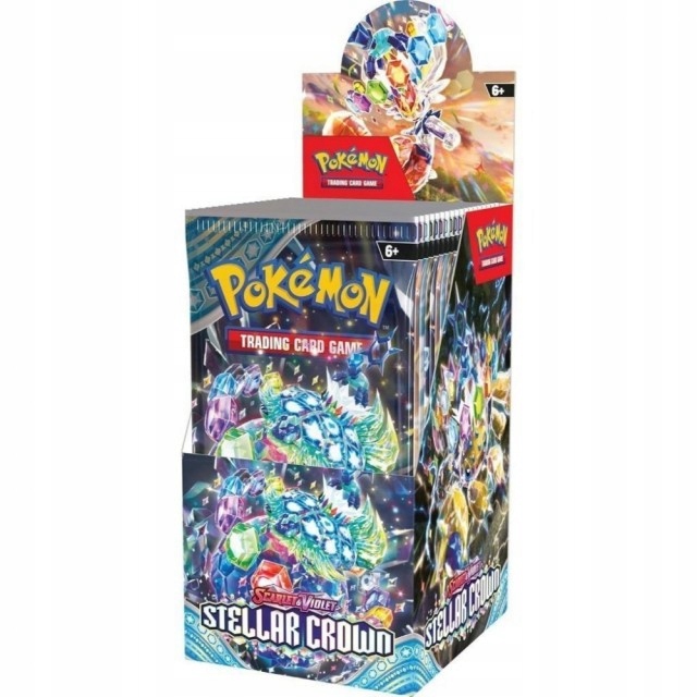 Zestaw kart Pokemon TCG: S&V - Stellar Crown - Half Booster Box (18 Paczek)