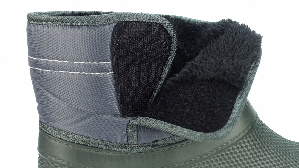 ŚNIEGOWCE DAMSKIE ZIMOWE KALOSZE KOZAKI LEKKIE EVA PIANKOWE OCIEPLANE RZEPY Materiał zewnętrzny pianka EVA