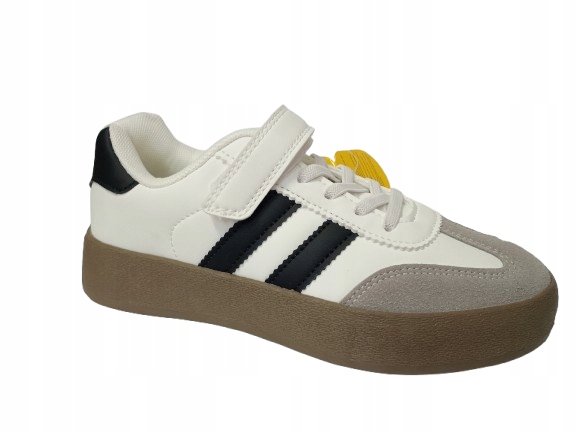 buty sportowe r34 białe adidasy chłopięce dziewczęce na rzepy