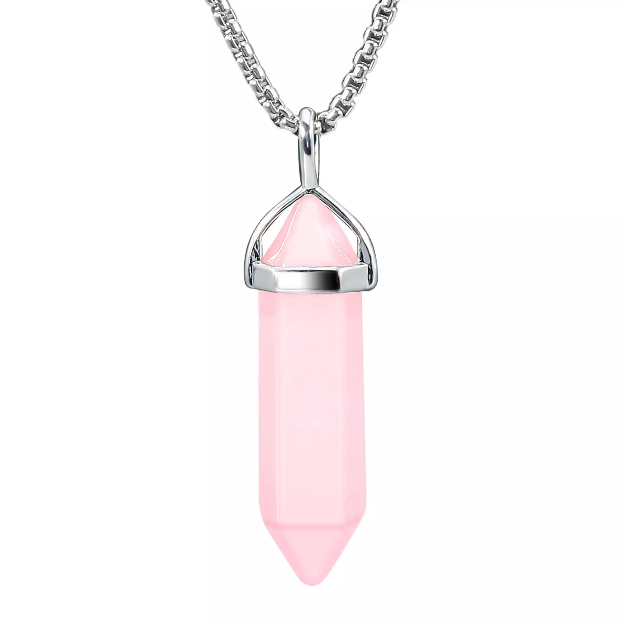 WISIOREK KRYSZTAŁ KWARC RÓŻOWY KAMIEŃ naszyjnik Kod producenta N121