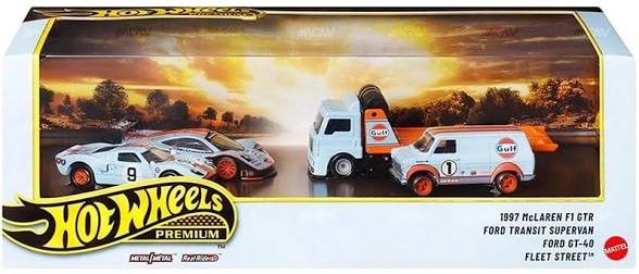 Hot Wheels Premium Le Mans Race Gulf Wielopak pojazdów JHW43