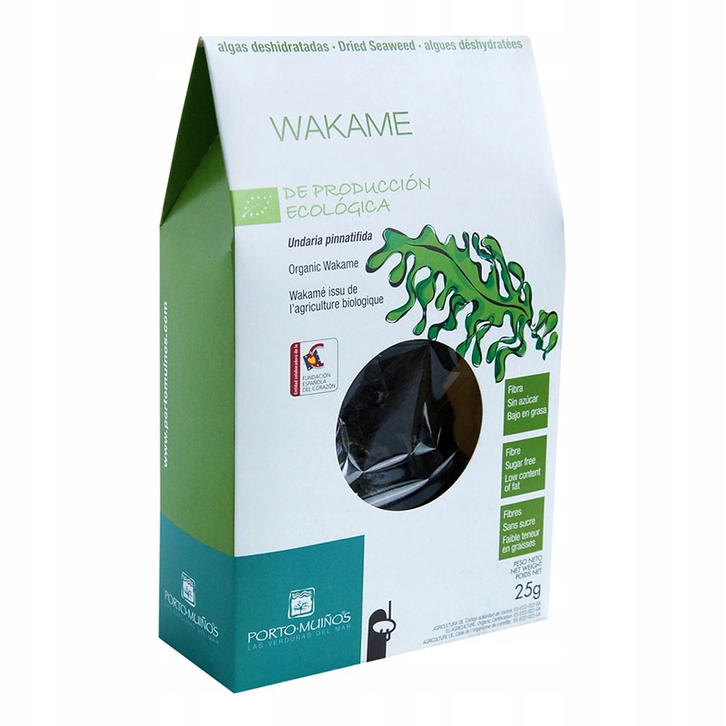 

Algi Morskie Suszone Wakame 25G Porto Bio