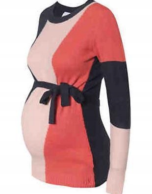 MAMALICIOUS KOLOROWY SWETER WIĄZANIE VDH B20__M