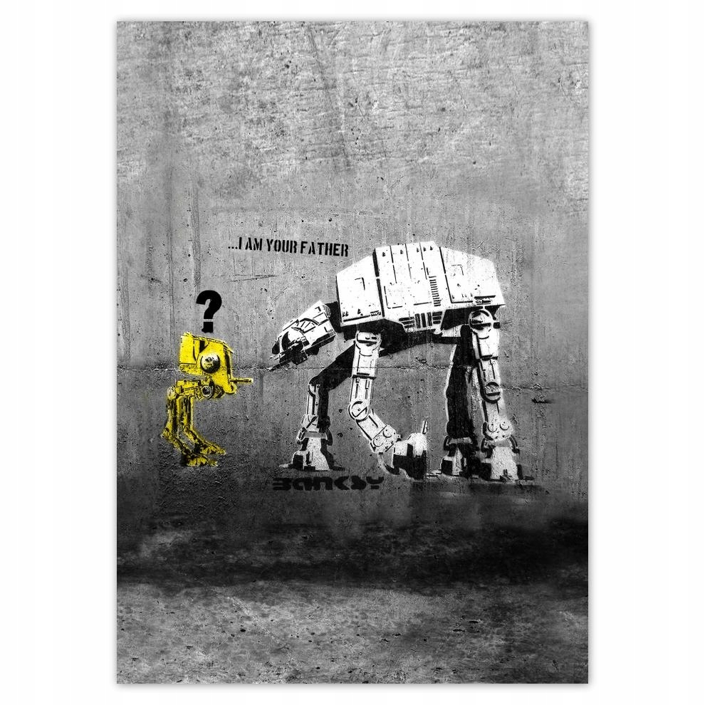 

Naklejki 50x70 Banksy I am your father