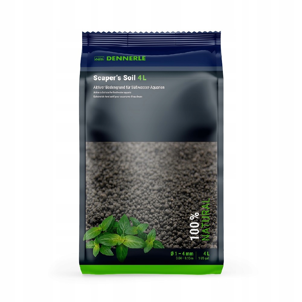 Levně Aktivní Substrát Pro Rostliny Do Sladkovodního Akvária 1-4 MM, Zemina 4 L