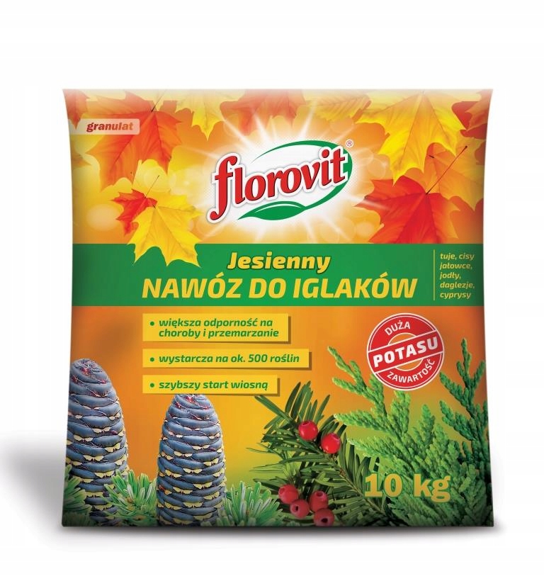 Florovit Podzimní hnojivo pro jehličnany tui, 10 kg