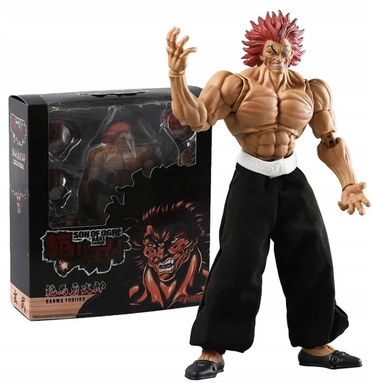 Pohyblivá figurka Yujiro Hanma Son Of Ogre Baki Hanma akcesoria 20 cm 1/12