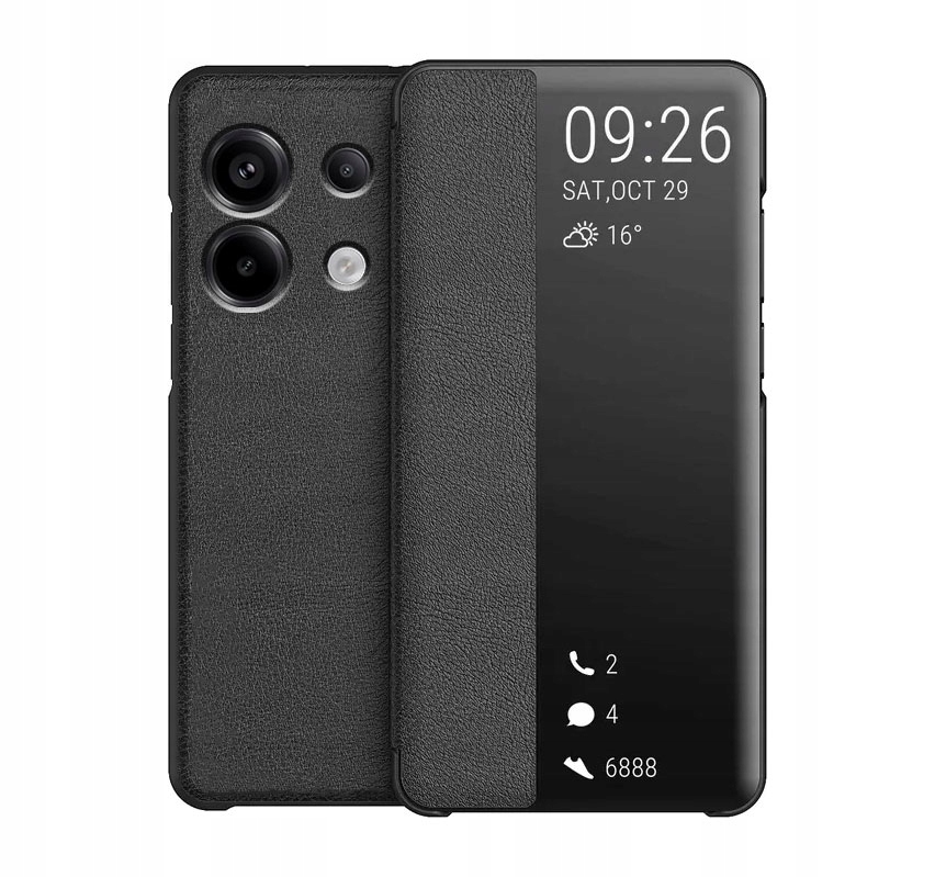 Etui do POCO X6 5G / Redmi Note 13 Pro, SMART VIEW LEATHER CASE