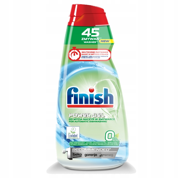 

Finish Zero Powergel Żel do Zmywarki 900ml