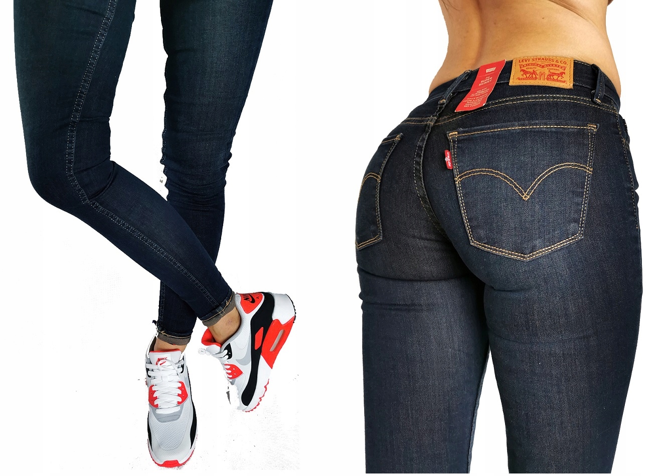 úzké nohavice Levi`s 710 skinny W23 W24 Xxs 32