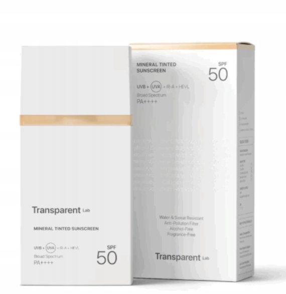 Transparent Lab Lekki Mineralny Krem Tonujący Spf 50+ odcień Medium 100ml