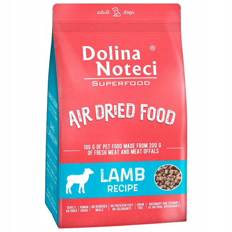 Dolina Noteci Superfood danie z jagnięciny karma suszona dla psa 5 kg