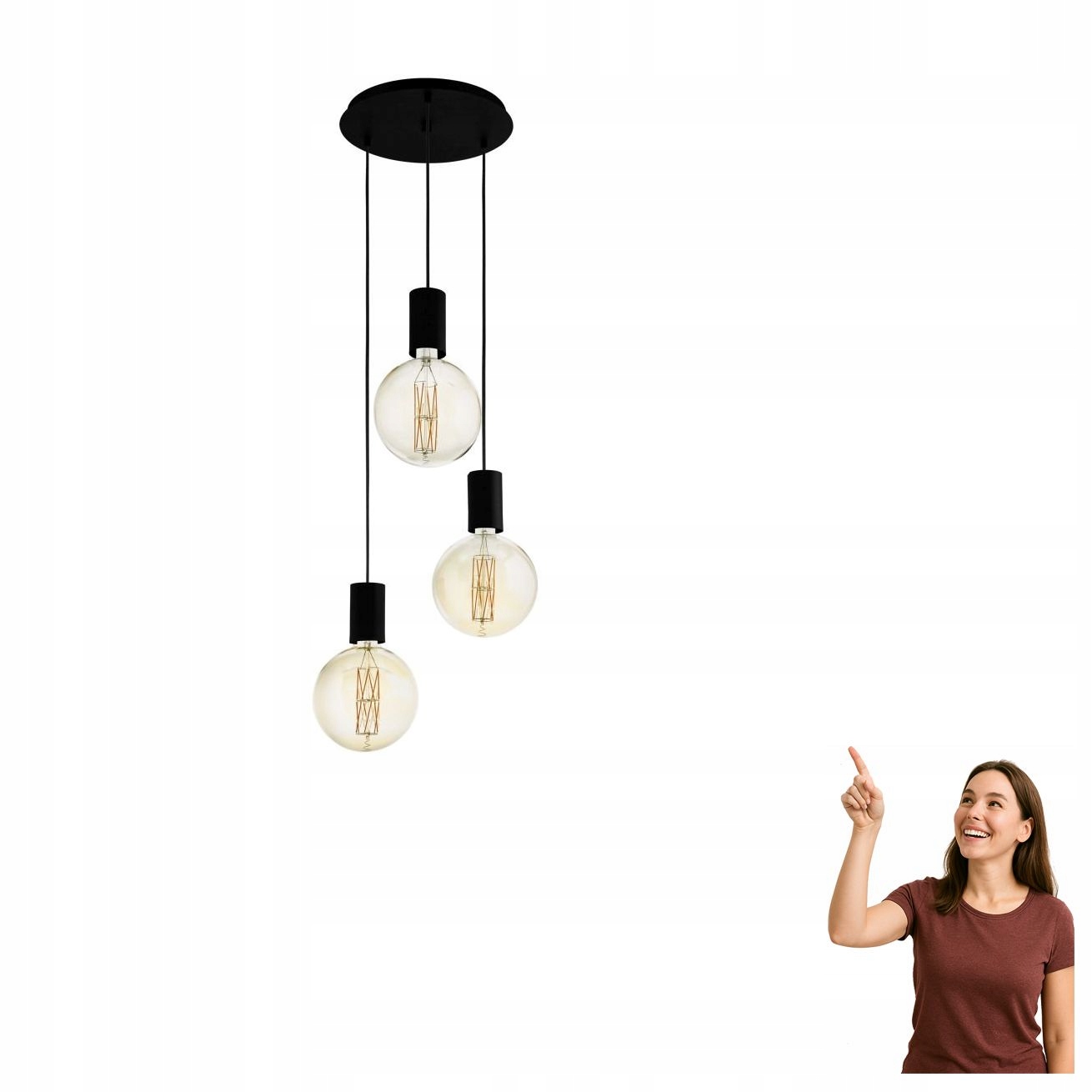 Závesná lampa Pozueta 98663 Eglo
