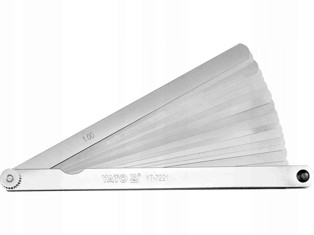 

Yato Szczelinomierz 200MM 0,02-1 MM YT-7221