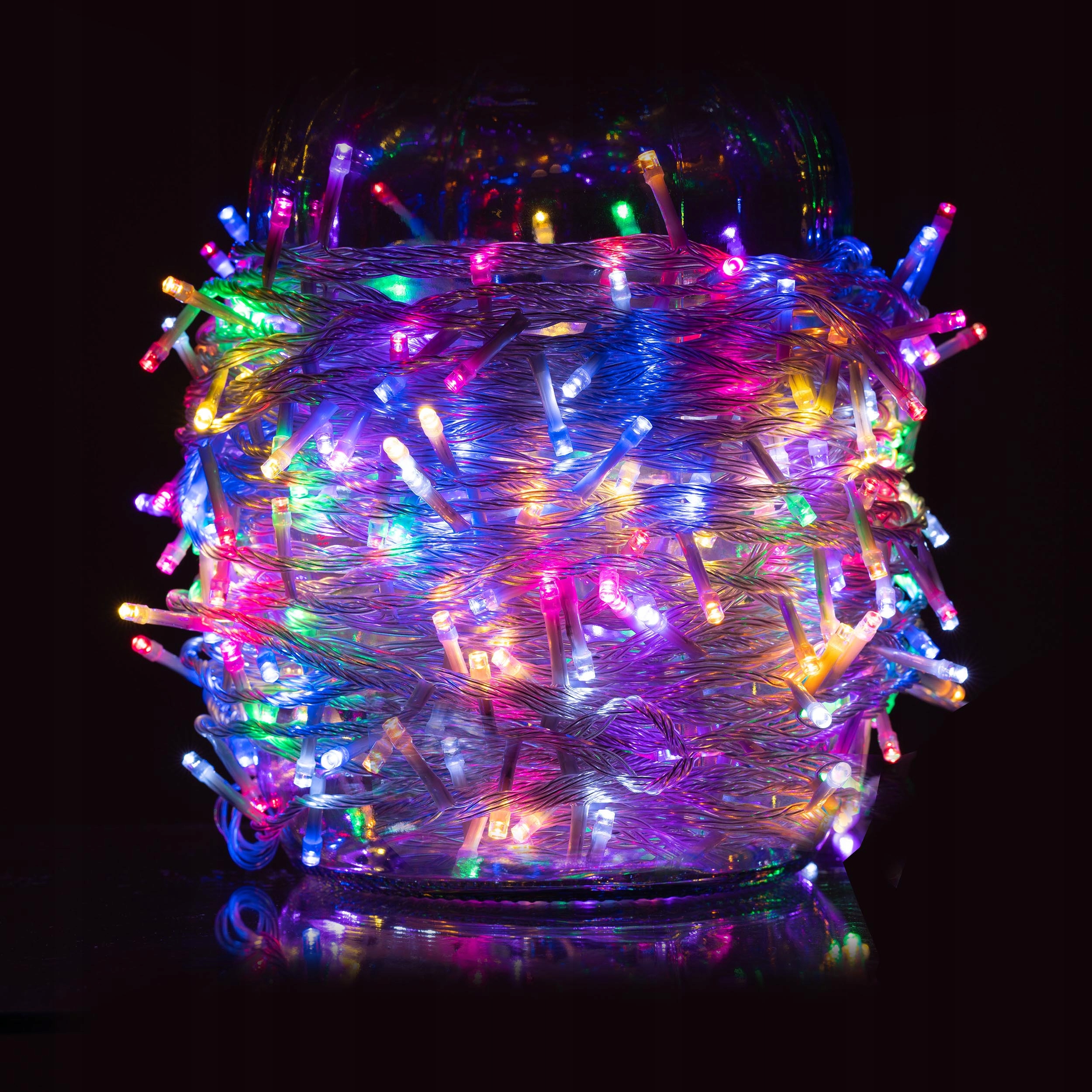 LAMPKI CHOINKOWE ZEWNĘTRZNE / WEWNĘTRZNE 475LED 50M MULTIKOLOR WYTRZYMAŁE Marka inna