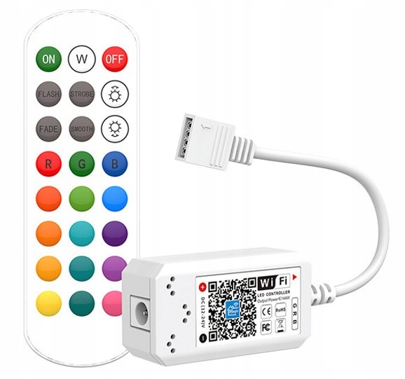 

Sterownik WiFi Rgb Led Android Ios pilot Rf Smart