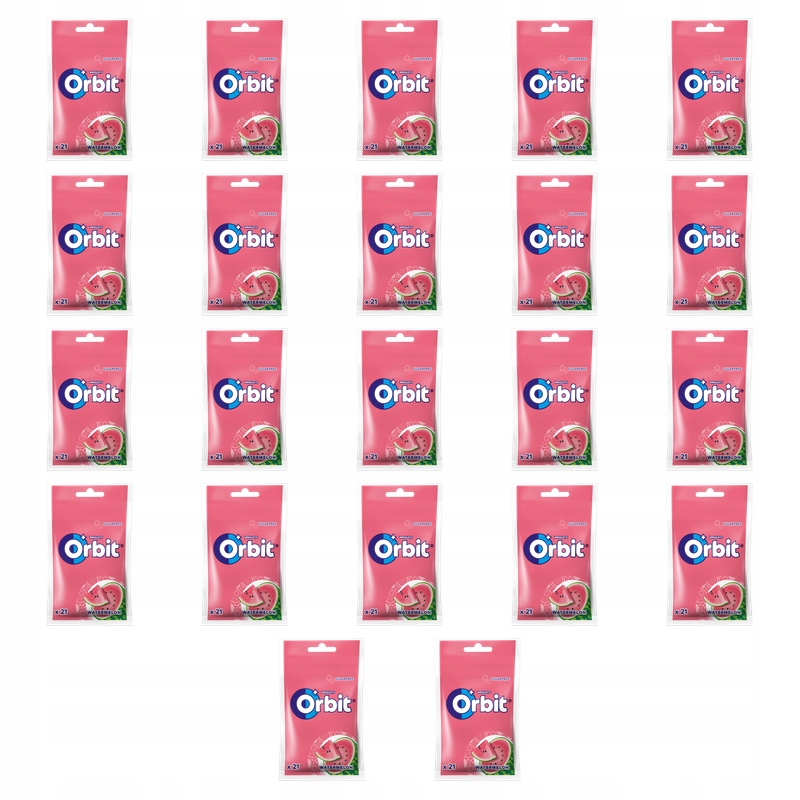 Orbit Watermelon Žvýkačka bez cukru 29 g (21 dražé) X22