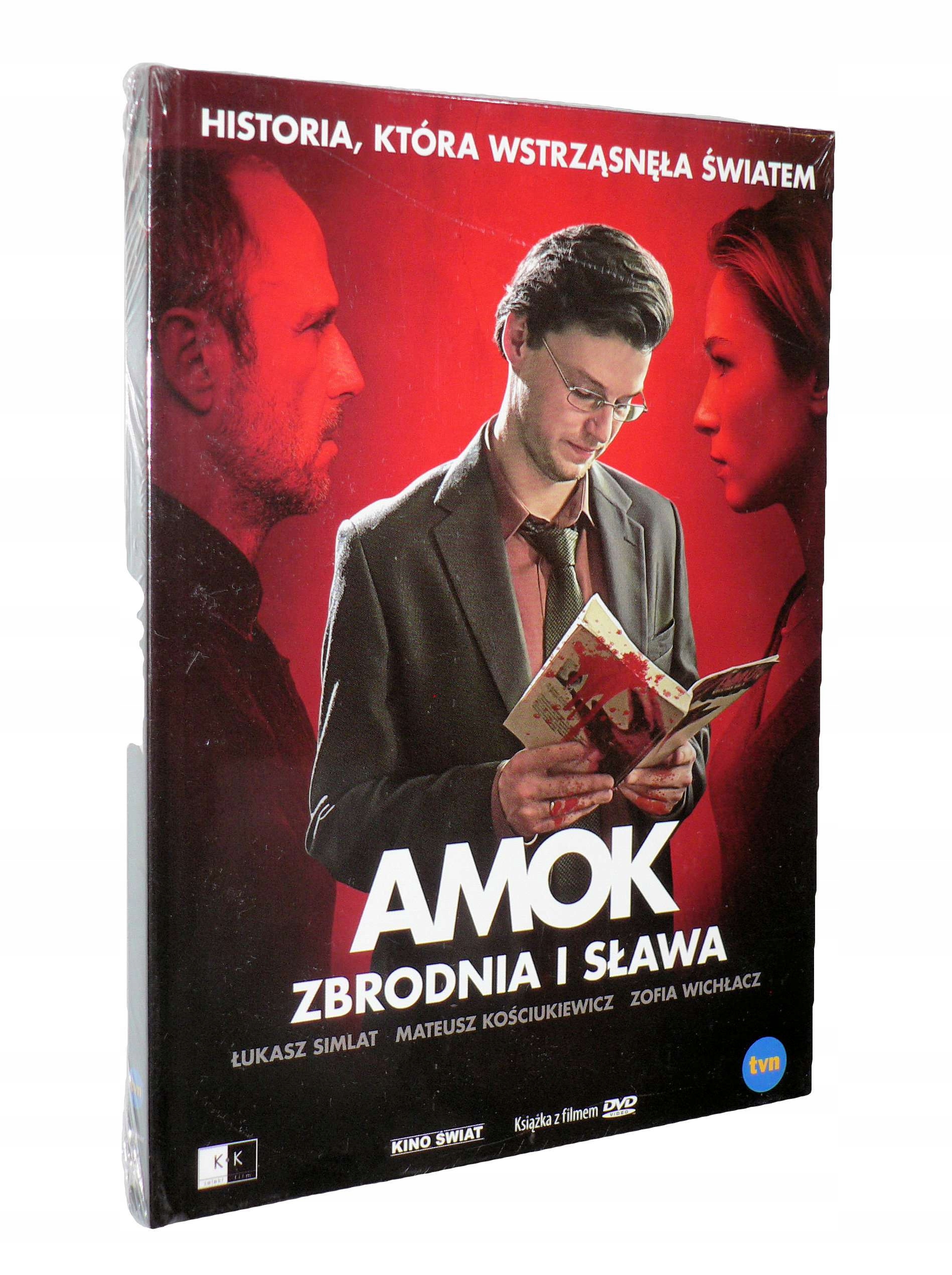 DVD - AMOK - ZBRODNIA I SŁAWA (2017) - nowa folia