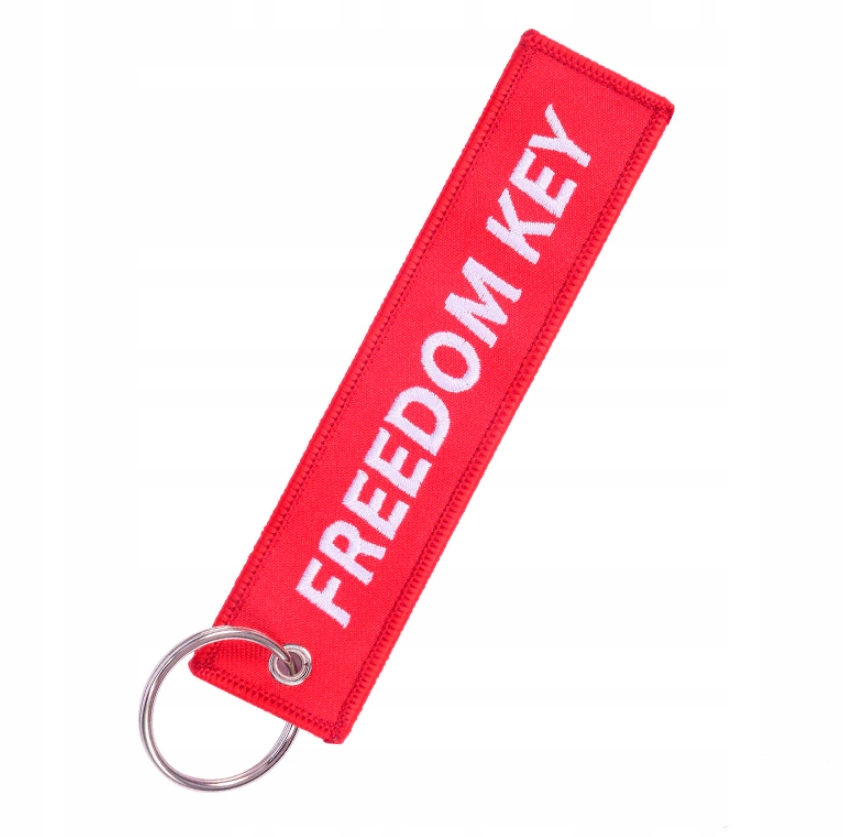 

Brelok Freedom Key red zawieszka do kluczy